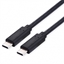 Picture of VALUE Cable USB 2.0, C–C, M/M, 100W, with Emark, black, 1 m