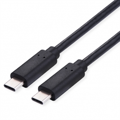 Изображение VALUE Cable USB 2.0, C–C, M/M, 100W, with Emark, black, 2 m