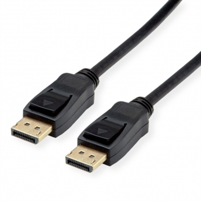 Attēls no VALUE DisplayPort Cable, v1.4, DP-DP, M/M, black, 2 m