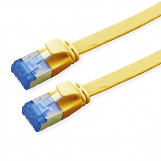 Изображение VALUE FTP Patch Cord, Cat.6A (Class EA), extra-flat, yellow, 1.5 m