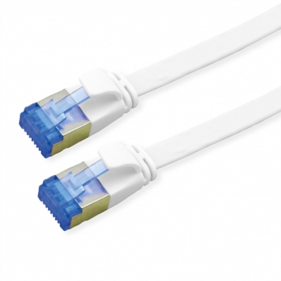 Picture of VALUE FTP Patch Cord, Cat.6A (Class EA), extra-flat, white, 0.5 m