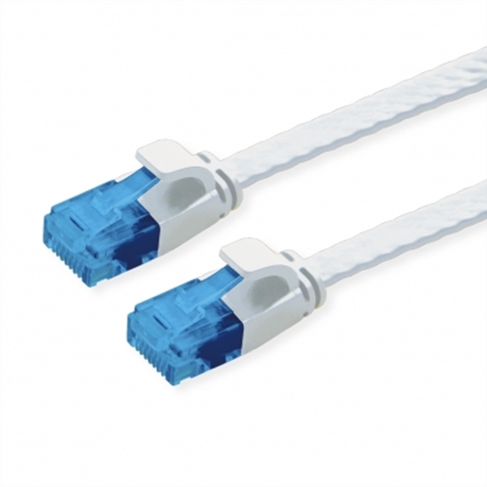 Изображение VALUE UTP Patch Cord, Cat.6A (Class EA), extra-flat, white, 2 m