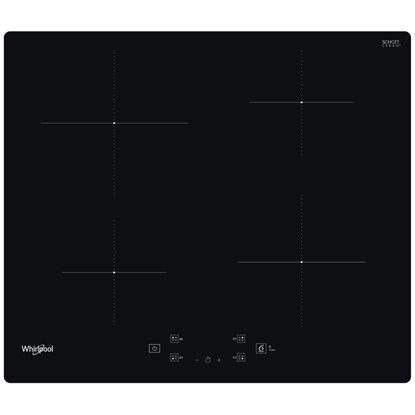 Picture of Whirlpool WS Q2160 NE Black Built-in 59 cm Zone induction hob 4 zone(s)