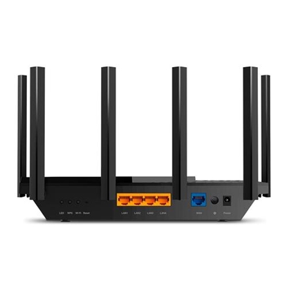 Attēls no TP-Link Archer AX72 wireless router Gigabit Ethernet Dual-band (2.4 GHz / 5 GHz) Black