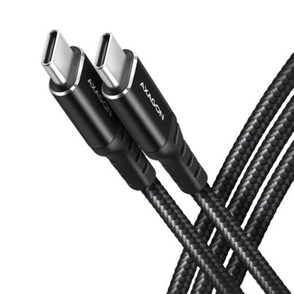 Picture of BUCM432-CM10AB Kabel USB-C - USB-C, USB4 Gen 3x2 1m, PD 100W, 8K HD, ALU, oplot Czarny