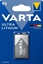 Attēls no Baterija 9V Varta Ultra Lithium litija E-block 6122 6LR61/6F22/9V iepakojumā 1 gb.