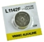 Attēls no BATG12.VNC; G12 baterija Vinnic Alkaline LR1142/LR43/186 bez iepakojuma 1gb.