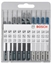 Attēls no Bosch 10 pcs. Jigsaw Blad Kit basic for Metal and Wood