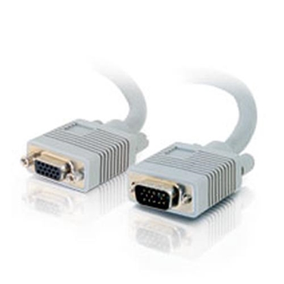 Изображение C2G 50ft Premium Shielded HD15 M/M SXGA Monitor Cable VGA cable 15 m VGA (D-Sub) Grey