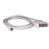 Picture of C2G 8-pin Mini-Din Male MAC to DB25M Hayes-Compatible Modem Cable networking cable Beige 3.04 m