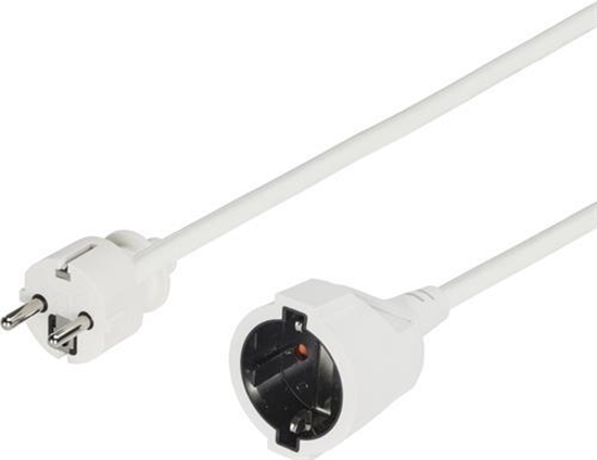 Picture of Deltaco DEL-119C power cable White 5 m CEE7/7 CEE7/4