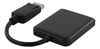 Picture of Deltaco DP-HDMI42 video cable adapter DisplayPort 2 x HDMI Black