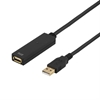 Picture of Deltaco USB2-EX7M USB cable 7 m USB 2.0 USB A Black