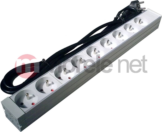 Picture of Digitus Listwa zasilająca PDU 19" RACK 9x Typ E (A-19-STRIP-3-IMP)