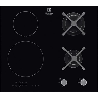 Picture of Electrolux EGD6576NOK Black Built-in 60 cm Zone induction hob 4 zone(s)