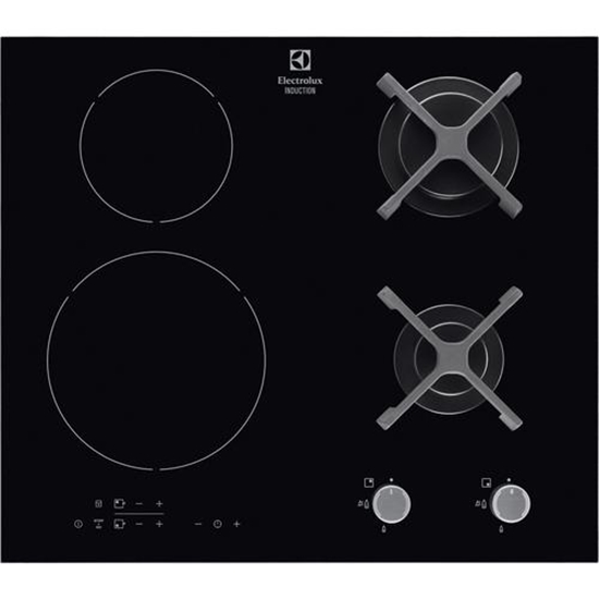 Picture of Electrolux EGD6576NOK Black Built-in 60 cm Zone induction hob 4 zone(s)