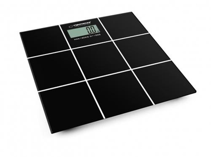 Attēls no Esperanza EBS004 personal scale Rectangle Black Electronic personal scale