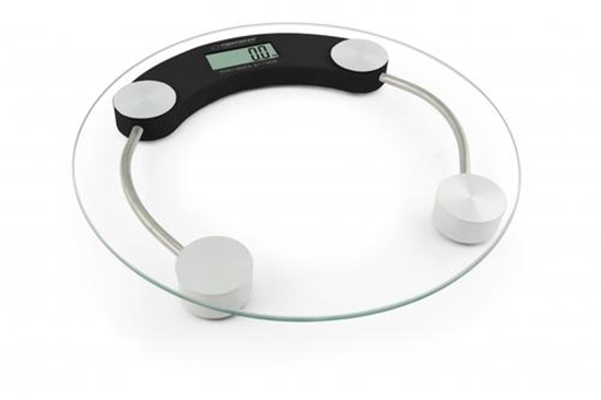 Picture of Esperanza EBS007K personal scale Circle Black Electronic personal scale