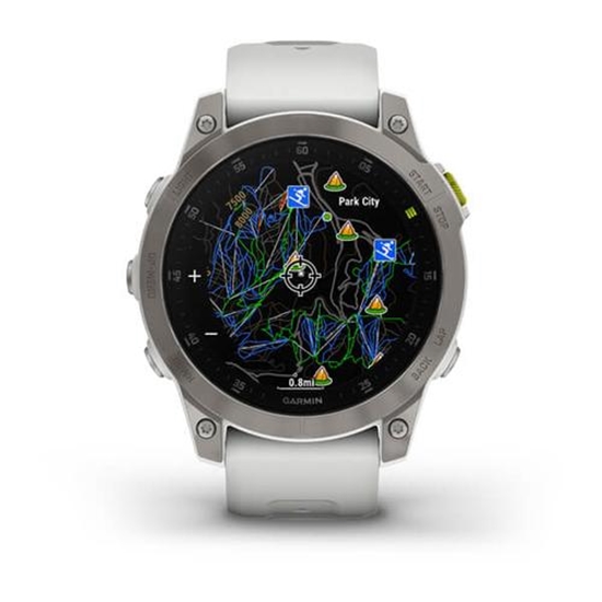 Picture of Garmin EPIX (Gen 2) snow white/titanium Titan