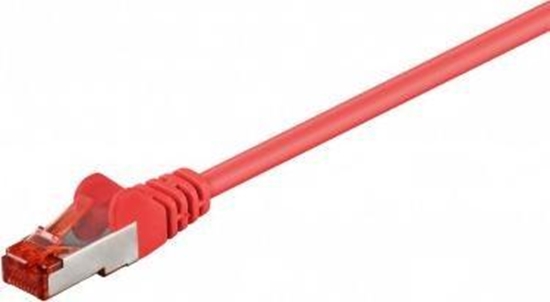 Изображение Goobay Wentronic Intellinet - Patch- Cable - RJ- 45 (M) - RJ- 45 (M) - 3 m - SFTP - CAT 6 - smooth - red (344333)