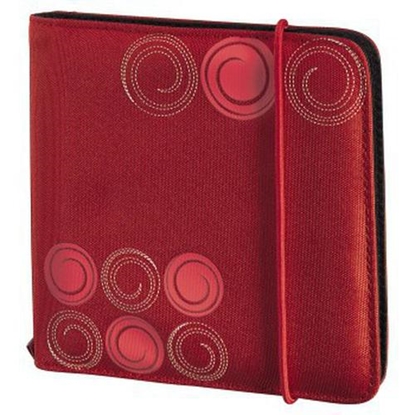 Picture of Hama 00095669 optical disc case 24 discs Red