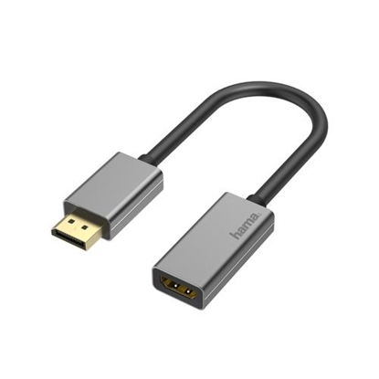 Изображение Adapter AV Hama DisplayPort - HDMI szary (002003290000)