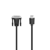 Изображение Kabel Hama HDMI - DVI-D 1.5m czarny (002007150000)