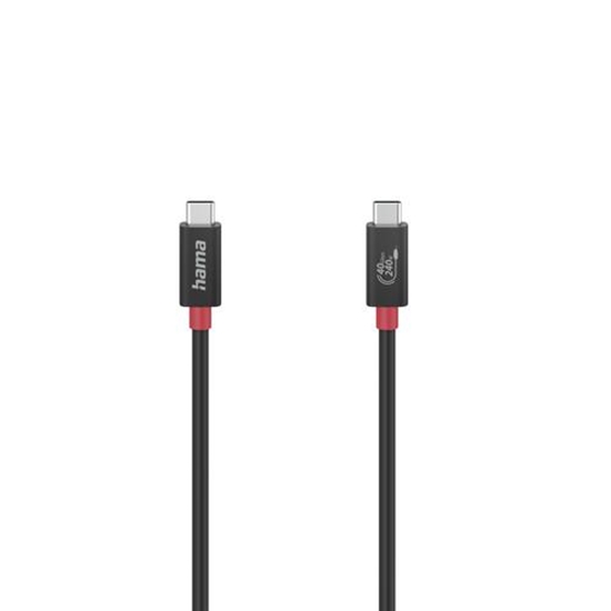 Picture of Kabel USB Hama USB-C - USB-C 1 m Czarny (002007790000)