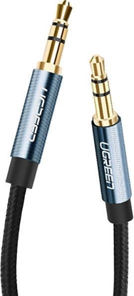 Изображение Kabel Ugreen Jack 3.5mm - Jack 3.5mm 3m niebieski (UGR512BLU)