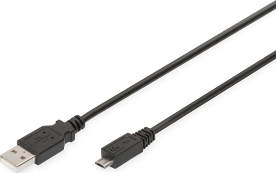 Picture of DIGITUS USB Type-C Ladekabelset, Type C - micro B, 1m, sw