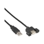 Изображение Kabel USB InLine USB-A - USB-A 0.6 m Czarny (33440E)