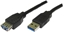 Изображение Kabel USB Logo USB-A - USB-A 1.8 m Czarny