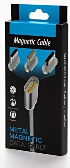 Изображение Kabel USB Neutralle USB-A - USB-C + microUSB + Lightning 1 m Srebrny