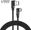 Изображение Kabel USB Savio Thunderbolt - microUSB 1 m Czarny (1_815989)