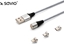 Attēls no Kabel USB Savio USB-A - USB-C + microUSB + Lightning 1 m Srebrny (1_790966)