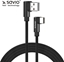 Attēls no Kabel USB Savio USB-A - USB-C 2 m Czarny (1_815992)