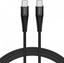 Attēls no Kabel USB Savio USB-A - USB-C Czarny (1_811564)