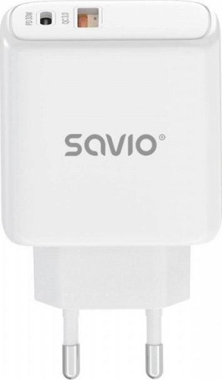 Picture of Ładowarka Savio LA-06 1x USB-A 1x USB-C 3 A (1_811675)