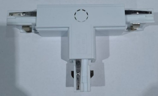 Picture of LED Tracklight connector T type 3P White