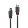 Picture of Lindy 0.5m USB 3.2 Type C Cable 3A, Black Line