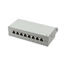 Attēls no LogiLink Patchpanel Cat.6A Tisch/Wand 8-port, grau