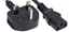 Изображение Manhattan Power Cord/Cable, UK 3-pin plug to C13 Female (kettle lead), 1.8m, 10A, Black, Lifetime Warranty, Polybag