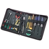 Picture of Manhattan Technician Tool Kit (17 items), Consists of: Soldering Iron (Euro 2-pin plug), Solder and Wick, 4x Chip Tools (Anti Static), Pliers, 2x Nut-Drivers, 2x Torque Screwdrivers, 4x Screwdrivers (Phillips & Flat Head), Tube for spares, Case, Lifetime 