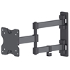 Изображение Manhattan TV & Monitor Mount, Wall, Full Motion, 1 screen, Screen Sizes: 13-27", Black, VESA 75x75 to 100x100mm, 20kg, Tilt & Swivel with 3 Pivots, Lifetime Warranty