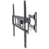 Изображение Manhattan TV & Monitor Mount, Wall, Full Motion, 1 screen, Screen Sizes: 37-65", Black, VESA 100x100 to 600x400mm, Max 35kg, LFD, Tilt & Swivel with 3 Pivots, Lifetime Warranty