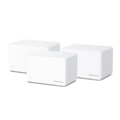 Attēls no AX3000 Whole Home Mesh WiFi 6 System with PoE | Halo H80X (3-Pack) | 802.11ax | 574+2402 Mbit/s | 10/100/1000 Mbit/s | Ethernet LAN (RJ-45) ports 3 | Mesh Support Yes | MU-MiMO Yes | No mobile broadband | Antenna type Internal