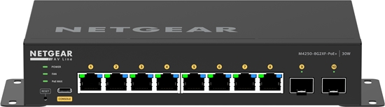 Picture of NETGEAR 8x1G PoE+ 220W and 2xSFP+ Managed Switch