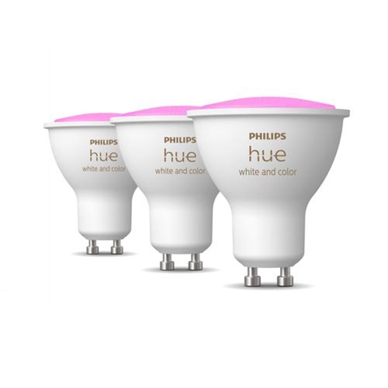 Изображение Philips Hue White and colour ambience GU10 – smart spotlight – (3-pack)