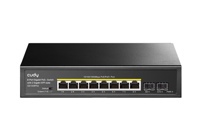 Изображение Przełącznik GS1008PS2 Switch 8xGE PoE+ 120W 2xSFP 