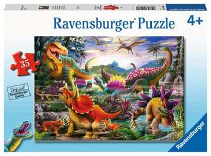 Attēls no Ravensburger T-Rex Terror Jigsaw puzzle 35 pc(s) Dinosaurs